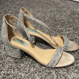 Betsey Johnson Mari Champagne Heels